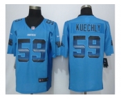 2015 new nike carolina panthers #59 kuechly pro line blue fashion strobe jerseys[limited]