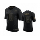 Carolina Panthers #10 Curtis Samuel Black 2020 Salute to Service Limited Jersey