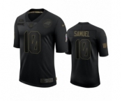 Carolina Panthers #10 Curtis Samuel Black 2020 Salute to Service Limited Jersey