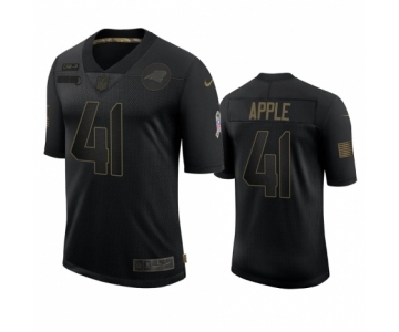 Carolina Panthers #41 Eli Apple Black 2020 Salute to Service Limited Jersey