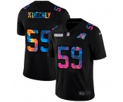 Carolina Panthers #59 Luke Kuechly Men's Nike Multi-Color Black 2020 NFL Crucial Catch Vapor Untouchable Limited Jersey