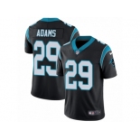 Men Nike Carolina Panthers #29 Mike Adams Black Team Color Vapor Untouchable Limited Player NFL Jersey