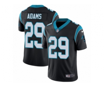 Men Nike Carolina Panthers #29 Mike Adams Black Team Color Vapor Untouchable Limited Player NFL Jersey