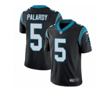 Men Nike Carolina Panthers #5 Michael Palardy Black Team Color Vapor Untouchable Limited Player NFL Jersey