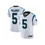 Men Nike Carolina Panthers #5 Michael Palardy White Vapor Untouchable Limited Player NFL Jersey