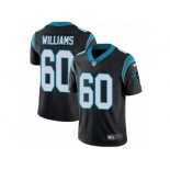 Men Nike Carolina Panthers #60 Daryl Williams Black Team Color Vapor Untouchable Limited Player NFL Jersey