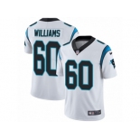 Men Nike Carolina Panthers #60 Daryl Williams White Vapor Untouchable Limited Player NFL Jersey