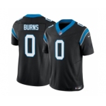 Men's Carolina Panthers #0 Brian Burns Black 2023 F.U.S.E. Vapor Untouchable Football Stitched Jersey