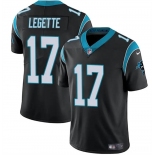 Men's Carolina Panthers #17 Xavier Legette Black 2024 Draft Vapor Limited Football Stitched Jersey