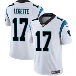 Men's Carolina Panthers #17 Xavier Legette White 2024 Draft Vapor Limited Football Stitched Jersey