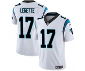 Men's Carolina Panthers #17 Xavier Legette White 2024 Draft Vapor Limited Football Stitched Jersey