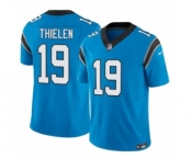 Men's Carolina Panthers #19 Adam Thielen Blue 2023 F.U.S.E. Vapor Untouchable Football Stitched Jersey