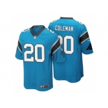 Men's Carolina Panthers #20 Kurt Coleman Light Blue Color Rush Limited Jersey