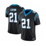 Men's Carolina Panthers #21 Jeremy Chinn Black 2023 F.U.S.E. Vapor Untouchable Stitched Football Jersey