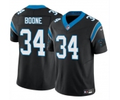 Men's Carolina Panthers #34 Mike Boone Black 2024 F.U.S.E. Vapor Limited Stitched Football Jersey