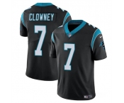 Men's Carolina Panthers #7 Jadeveon Clowney Black Vapor Limited Football Stitched Jersey