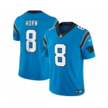 Men's Carolina Panthers #8 Jaycee Horn Blue 2023 F.U.S.E. Vapor Untouchable Stitched Football Jersey