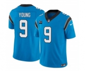 Men's Carolina Panthers #9 Bryce Young Blue 2023 F.U.S.E. With 1-Star C Patch Vapor Untouchable Football Stitched Jersey