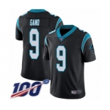 Men's Carolina Panthers #9 Graham Gano Black Team Color Vapor Untouchable Limited Player 100th Season Football Jersey