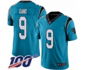 Men's Carolina Panthers #9 Graham Gano Blue Alternate Vapor Untouchable Limited Player 100th Season Football Jersey