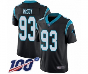 Men's Carolina Panthers #93 Gerald McCoy Black Team Color Vapor Untouchable Limited Player 100th Season Football Jersey