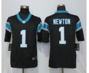 Men's Nike Carolina Panthers #1 Cam Newton Limited Black Team Color NFL Jersey