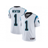 Men's Nike Carolina Panthers #1 Cam Newton Vapor Untouchable Limited White NFL Jersey