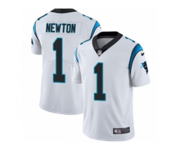 Men's Nike Carolina Panthers #1 Cam Newton Vapor Untouchable Limited White NFL Jersey