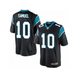 Men's Nike Carolina Panthers #10 Curtis Samuel Limited Black Team Color NFL Jersey