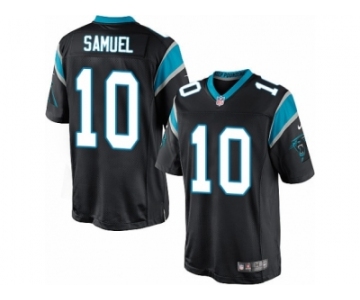 Men's Nike Carolina Panthers #10 Curtis Samuel Limited Black Team Color NFL Jersey