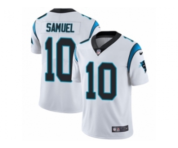 Men's Nike Carolina Panthers #10 Curtis Samuel Vapor Untouchable Limited White NFL Jersey