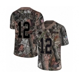 Men's Nike Carolina Panthers #12 DJ Moore Camo Rush Realtree Limited NFL Jersey