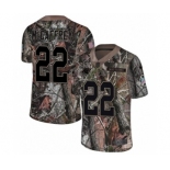 Men's Nike Carolina Panthers #22 Christian McCaffrey Camo Rush Realtree Limited NFL Jersey