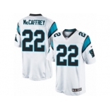 Men's Nike Carolina Panthers #22 Christian McCaffrey Limited White NFL Jersey