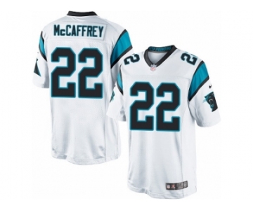 Men's Nike Carolina Panthers #22 Christian McCaffrey Limited White NFL Jersey