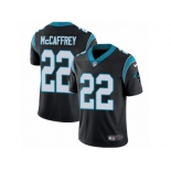 Men's Nike Carolina Panthers #22 Christian McCaffrey Vapor Untouchable Limited Black Team Color NFL Jersey