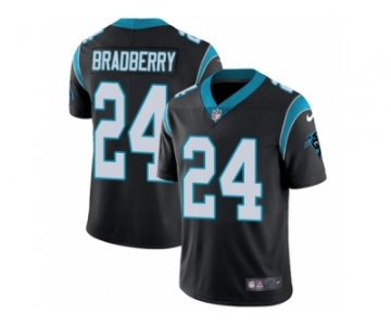 Men's Nike Carolina Panthers #24 James Bradberry Vapor Untouchable Limited Black Team Color NFL Jersey