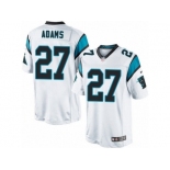 Men's Nike Carolina Panthers #27 Mike Adams Limited White NFL Jersey