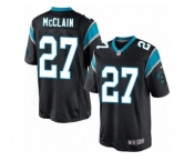 Men's Nike Carolina Panthers #27 Robert McClain Limited Black Team Color NFL Jersey