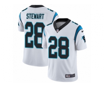 Men's Nike Carolina Panthers #28 Jonathan Stewart Vapor Untouchable Limited White NFL Jersey