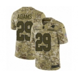 Men's Nike Carolina Panthers #29 Mike Adams Limited Camo 2018 Salute to Service NFL Jersey