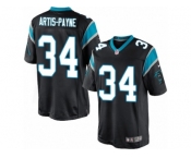 Men's Nike Carolina Panthers #34 Cameron Artis-Payne Limited Black Team Color NFL Jersey