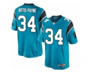 Men's Nike Carolina Panthers #34 Cameron Artis-Payne Limited Blue Alternate NFL Jersey