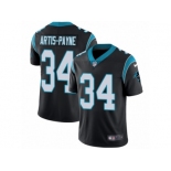 Men's Nike Carolina Panthers #34 Cameron Artis-Payne Vapor Untouchable Limited Black Team Color NFL Jersey