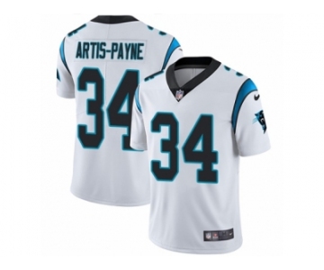 Men's Nike Carolina Panthers #34 Cameron Artis-Payne Vapor Untouchable Limited White NFL Jersey