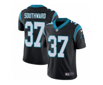 Men's Nike Carolina Panthers #37 Dezmen Southward Black Team Color Vapor Untouchable Limited Player NFL Jersey