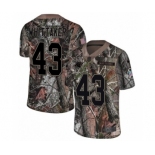 Men's Nike Carolina Panthers #43 Fozzy Whittaker Camo Rush Realtree Limited NFL Jersey