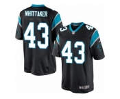 Men's Nike Carolina Panthers #43 Fozzy Whittaker Limited Black Team Color NFL Jersey