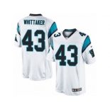 Men's Nike Carolina Panthers #43 Fozzy Whittaker Limited White NFL Jersey