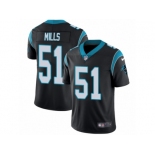 Men's Nike Carolina Panthers #51 Sam Mills Vapor Untouchable Limited Black Team Color NFL Jersey